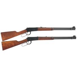 Two Winchester Lever Action Rifles -A) Winchester Model 94 Lever Action Rifle