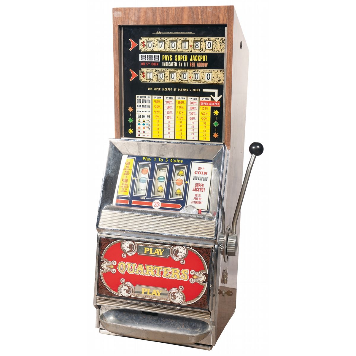 Bally Quarter Electronic Slot Machine