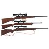 Image 1 : Two Rifles and One Carbine -A) Limited Edition Winchester Model 52B Bolt Action Sporting Rifle with 
