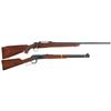 Image 1 : Two Long Guns -A) Mauser 98k Bolt Action Rifle