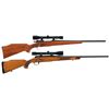 Image 1 : Two Scoped Bolt Action Rifles -A) Custom U.S. Springfield Model 1903 Bolt Action Rifle