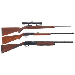 Three Sporting Longarms -A) Ruger Model 77/22 Bolt Action Rifle with Scope