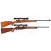 Image 1 : Two Scoped Bolt Action Rifles -A) Remington Model 700 BDL Rifle