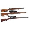 Image 1 : Three Sporting Rifles -A) Remington Model 600 Magnum Bolt Action Rifle