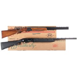Two Boxed Shotguns -A) Engraved Miroku Over/Under Shotgun