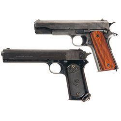 Two Colt Semi-Automatic Pistols -A) Colt U.S. 1911 Semi-Automatic Pistol
