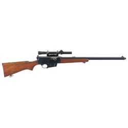Remington Arms Model 81 Semi-Automatic Rifle with Lyman Alaskan Scope and Krieger Detachable Magazin