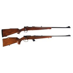 Two European Bolt Action Rifles -A) BSA Majestic Deluxe Bolt Action Rifle