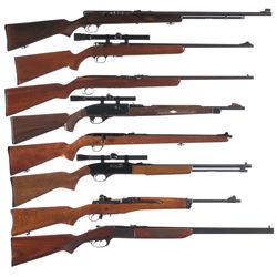 Eight Long Guns -A) Springfield/Stevens Model 87A Semi-Automatic Rifle