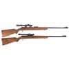 Image 1 : Two Scoped Mauser Patrone Bolt Action Rifles -A) Mauser Patrone Single Shot Bolt Action Rifle