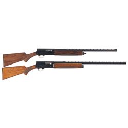 Two Belgian Browning Light Twelve Semi-Automatic Shotguns -A) Belgian Browning Auto 5 Light Twelve S