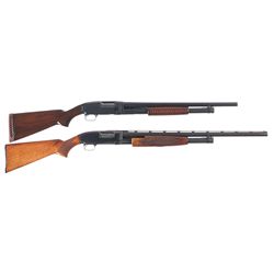Two Winchester Model 12 Slide Action Shotguns -A) Winchester Model 12 Slide Action Shotgun