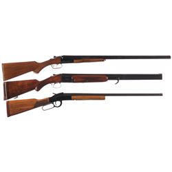 Three Shotguns -A) FIE Model SB Double Barrel Shotgun