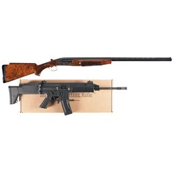 Two Long Guns -A) ISSC MK22 Semi-Automatic Rifle with Box