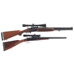 Two Brno Long Guns -A) Brno Model ZH324 Rifle/Shotgun Combination Gun with Scope
