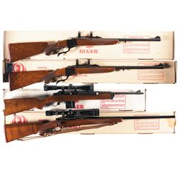 Four Boxed Ruger Rifles -A) Ruger No. 1 S Medium Sporter Falling Block Rifle