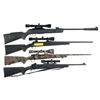 Image 1 : Three Scoped and Boxed Bolt Action Rifles and One Scoped and Boxed Air Rifle -A) Savage Model 111FCX