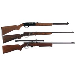 Three 22 Rifles -A) Winchester Model 190 Semi-Automatic Rifle