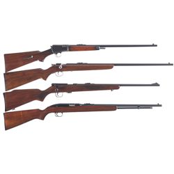 Four Winchester 22 Rifles -A) Winchester Model 63 Semi-Automatic Rifle