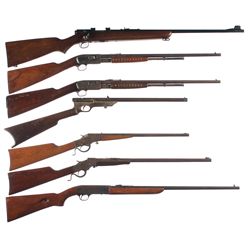 Seven Long Guns -A) Winchester Model 43 Bolt Action Rifle