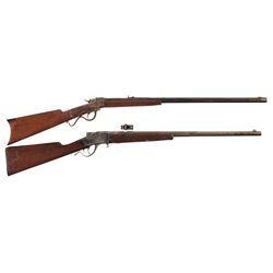 Two Single Shot Rifles -A) Marlin Ballard No. 2 Sporting Rifle