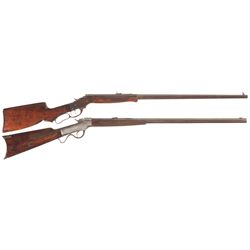 Two Single Shot Rifles -A) Stevens Model 47 Single Shot Rifle