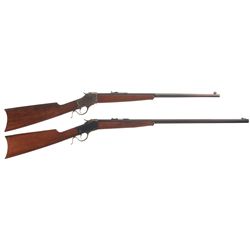 Collector's Lot of Two Winchester Model 1885 Rifles -A) Winchester Model 1885 High Wall Single Shot 