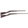 Image 1 : Two Remington Rolling Block Rifles -A) Remington Sporting Rolling Block Rifle