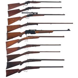 Ten Long Guns -A) Stevens Favorite Model 1915 Single Shot Rifle