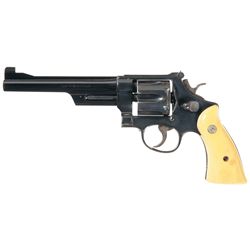Smith & Wesson N Frame Double Action Revolver with Ivory Grips