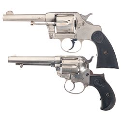 Two Colt Double Action Revolvers -A) Colt Model 1895 Double Action Revolver