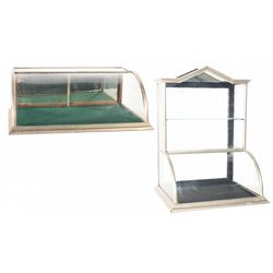 Two Glass Display Cases