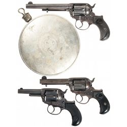 Collector's Lot of Three Colt Model 1877 Double Action Revolvers -A) Colt Thunderer Double Action Re