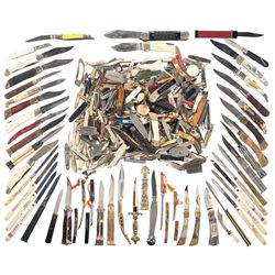 Large Assortment of Pocket Knives