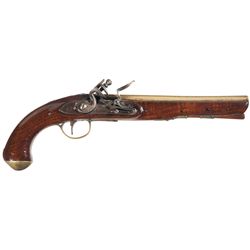 English Allport Flintlock Pistol