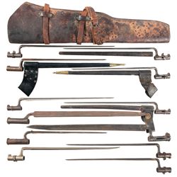 Bayonets and Rifle Scabbard