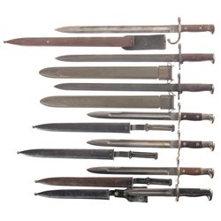 Seven U.S. Bayonets