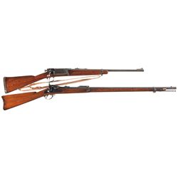 Two U.S. Long Guns -A) U.S. Springfield Bolt Action Krag Carbine with Sling