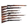 Image 1 : Seven European Military Rifles -A) Swiss Schmidt-Rubin Model 1911 Straight Pull Rifle