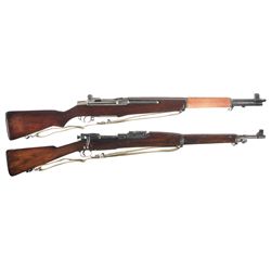 Two U.S. Rifles -A) Springfield M1 Garand Semi-Automatic Rifle