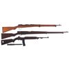 Image 1 : Three Military Longarms -A) Japanese Type 99 Bolt Action Rifle