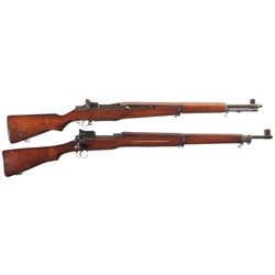 Two U.S. Rifles -A) Springfield M1 Garand Semi-Automatic Rifle