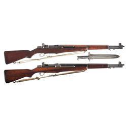 Two U.S. M1 Garand Rifles -A) U.S. Harrington & Richardson M1 Garand Semi-Automatic Rifle