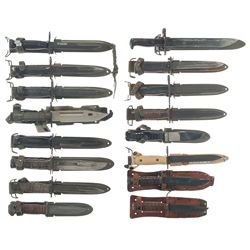 Grouping of Bayonets and Knives