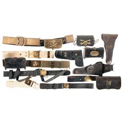 Cartridge Pouches, Belts and Holsters Mostly U.S.