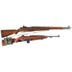 Two Long Guns -A) Century Arms M1 Garand Semi-Automatic Rifle