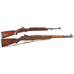 Two U.S. Winchester Longarms -A) Winchester M1 Semi-Automatic Carbine