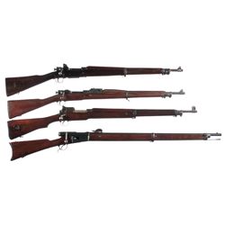 Four Bolt Action Martial Rifles -A) U.S. Remington Model 1903-A3 Bolt Action Rifle