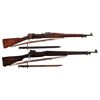 Image 1 : Two U.S. Bolt Action Rifles -A) Early Springfield Model 1903 Bolt Action Rifle with Bayonet