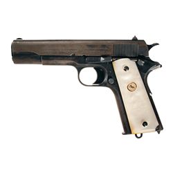 U.S. Colt Model 1911 Semi-Automatic Pistol with Mother of Pearl Grips